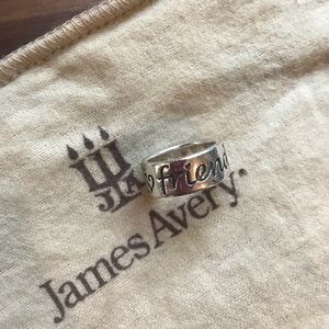 James Avery Friends Forever ring size 5.5